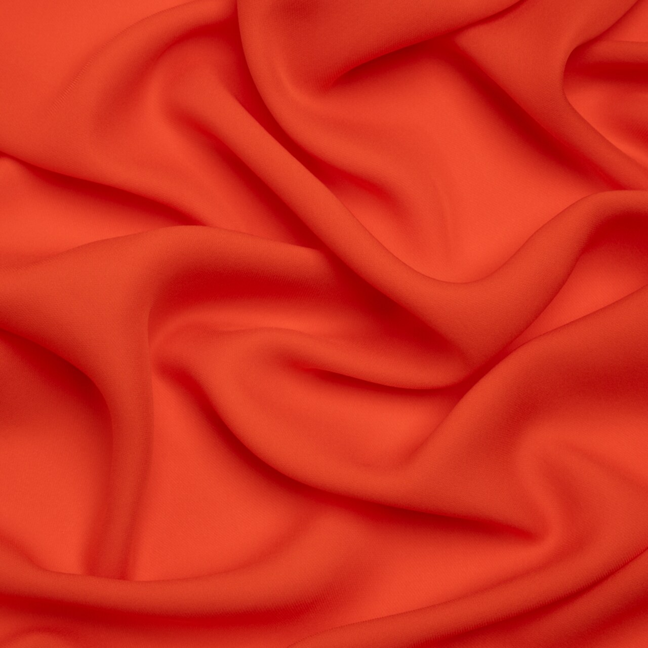 1 Yard Mandarin Silk Double Georgette Fabric Premium Collection Drapey Solid 44 inch Width